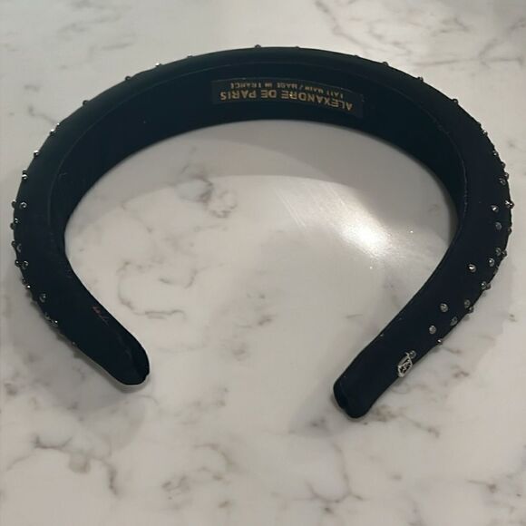 Alexandre de Paris Swarovski crystal headband main image 4